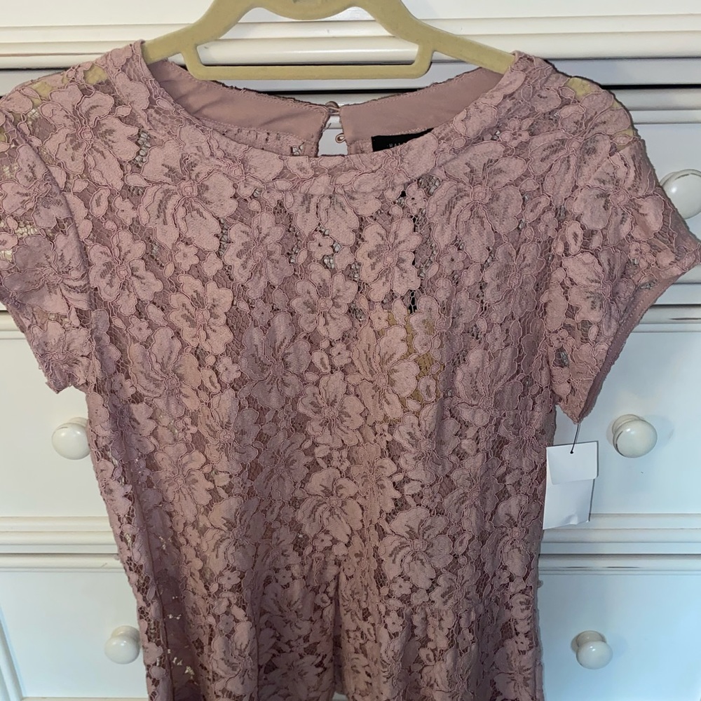 Halogen lace top